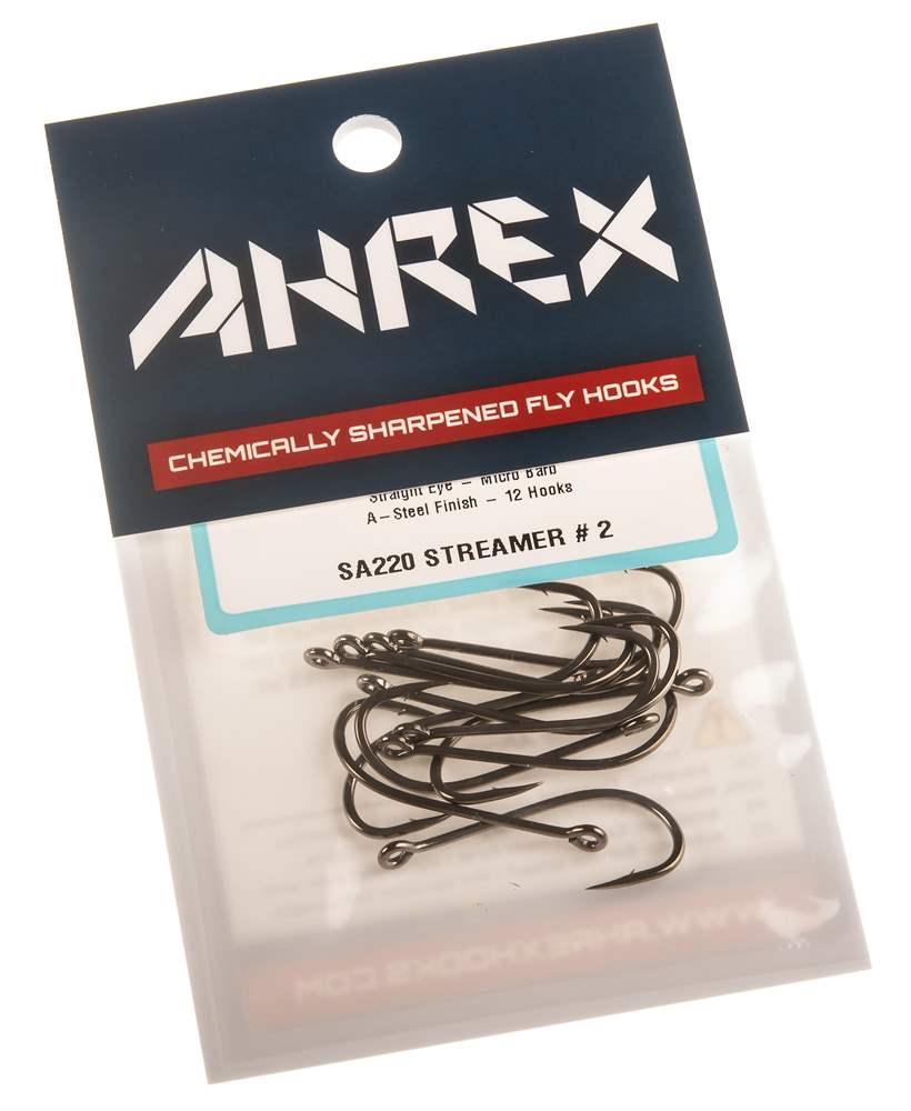Ahrex Sa220 Sa Streamer #10 Trout Fly Tying Hooks Stainless Steel Straight Eye Streamer Hook